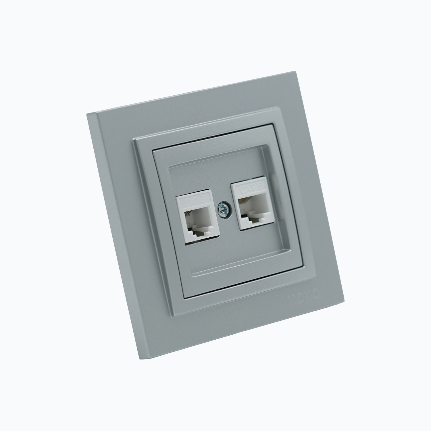 Computer + Telephone socket (RJ45 Cat 6 + RJ45 Cat 3)