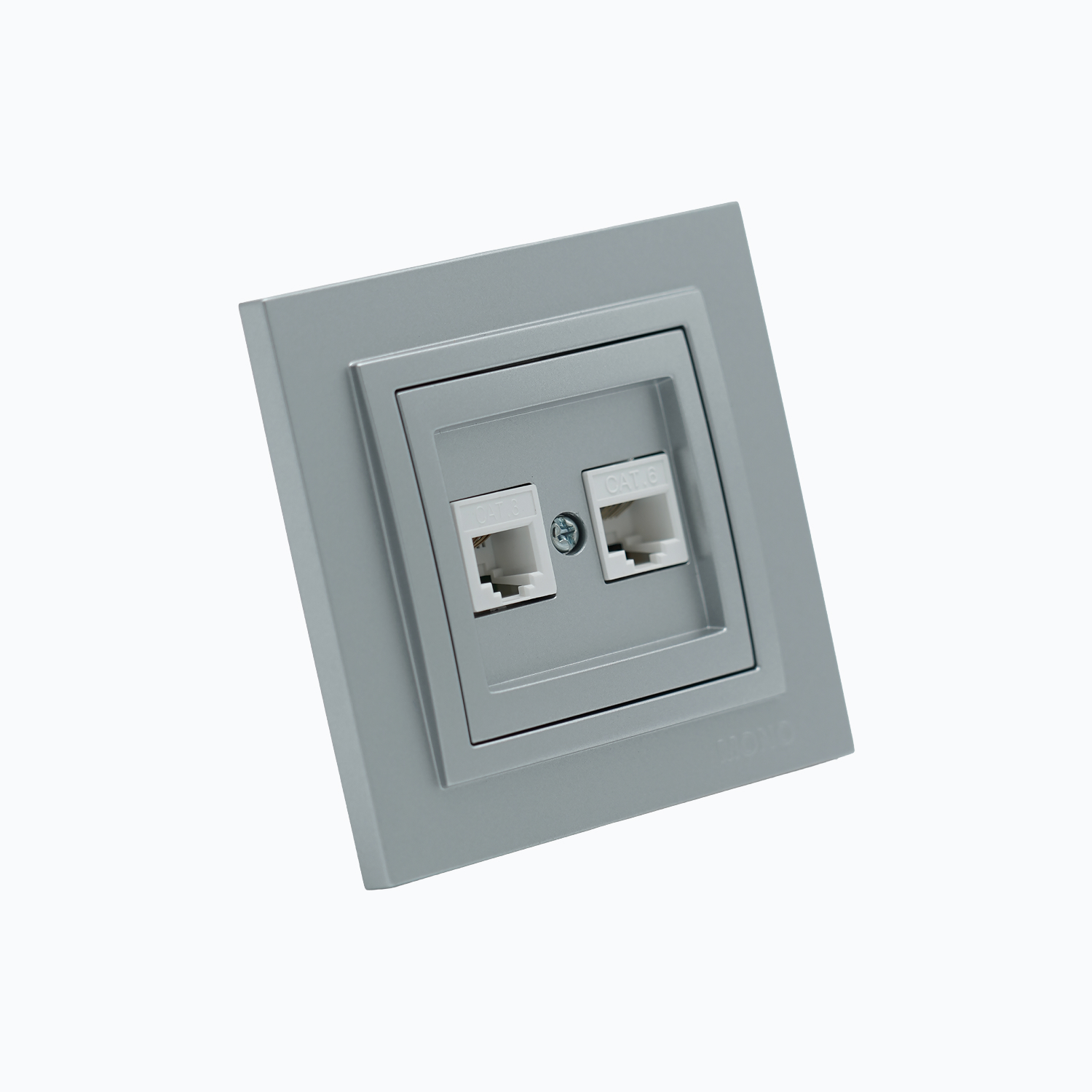 Kompyuter + telefon rozetkasi (RJ45 Cat 6 + RJ45 Cat 3)
