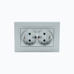 Double grounded socket 16A, 250 V