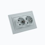 Double grounded socket 16A, 250 V