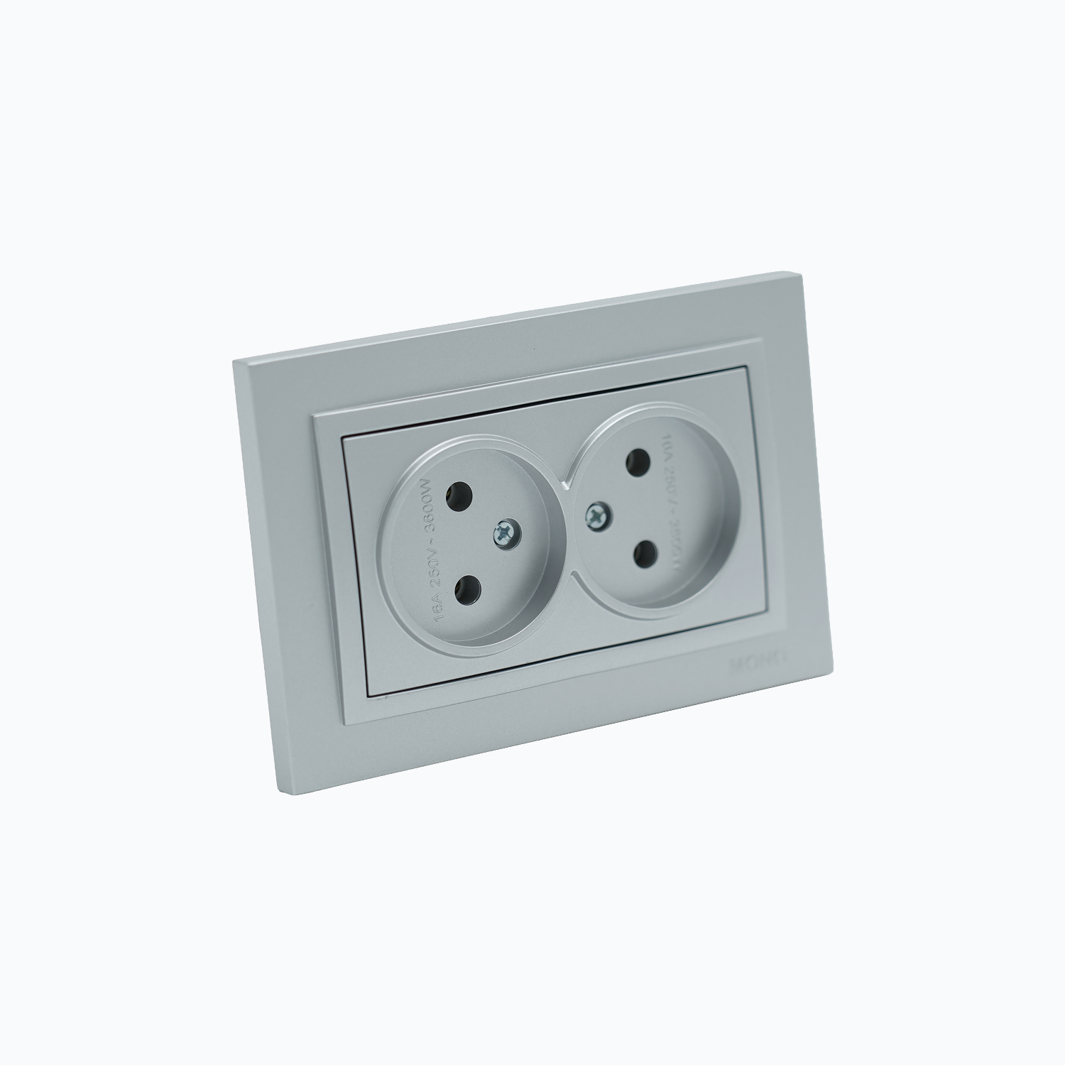 Розетка двойная без заземления  10A, 250 V
