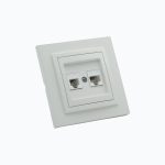 Computer + Telephone socket  (Rj45 C at 6 +Rj45 Cat 3 )
