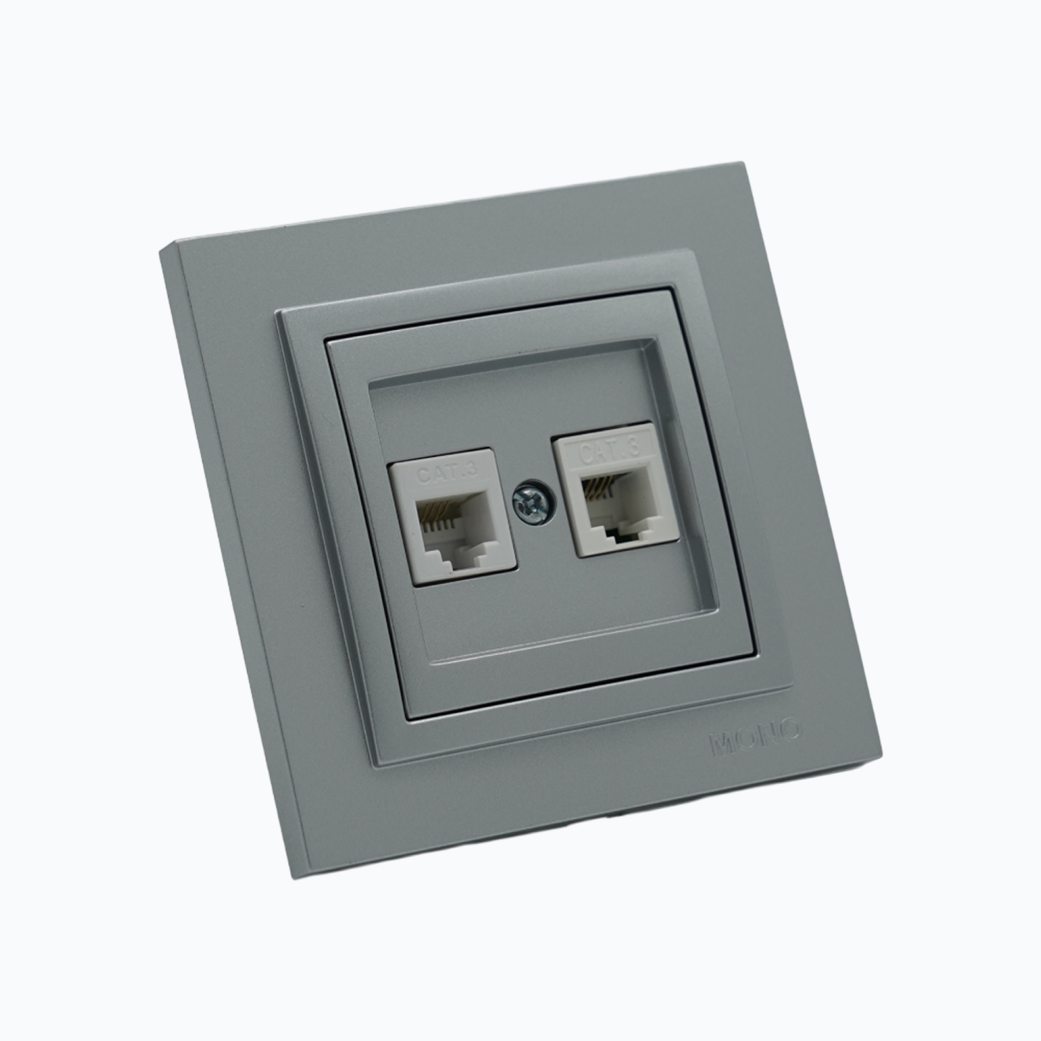 Розетка Телефонная двойная  (2xRj45 Cat 3)