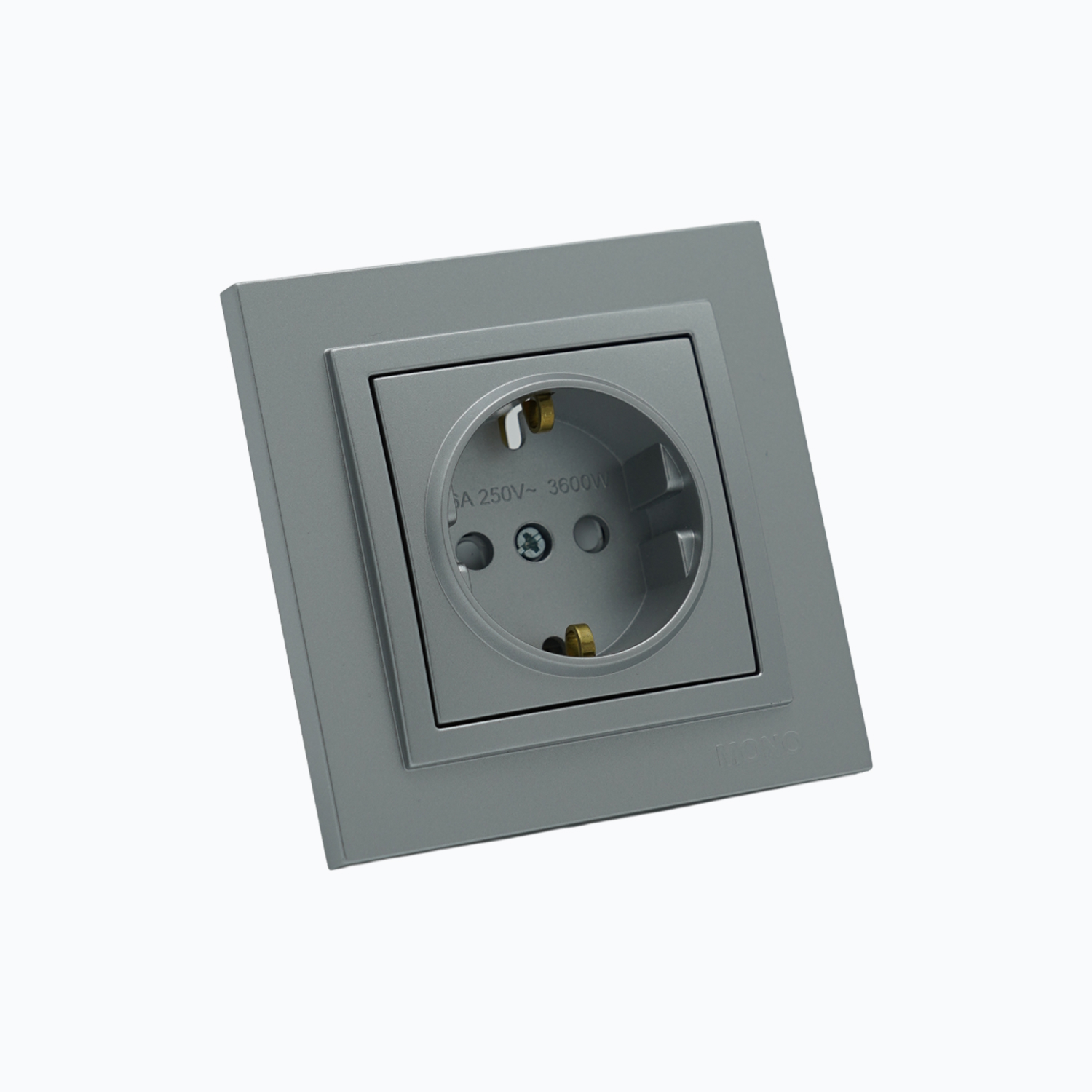 Розетка с заземлением и защитными  шторками 16A, 250 V
