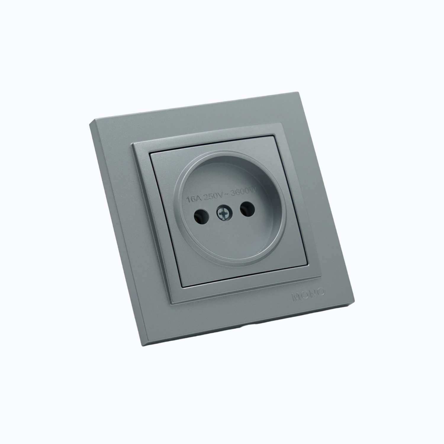 Power socket without grounding, 16A, 250V