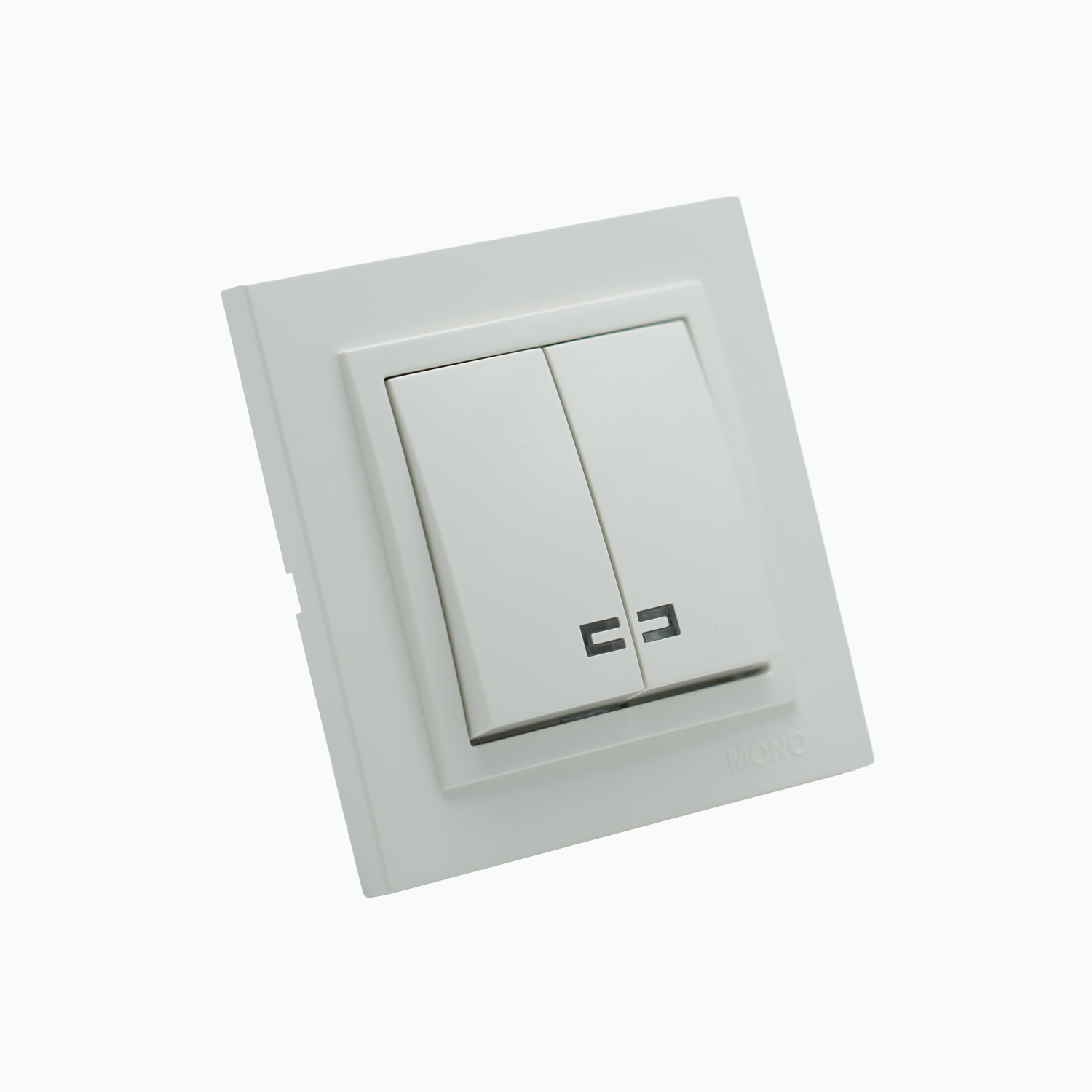 Yoritgichli ikki klavishali kalit 10AX, 250 V