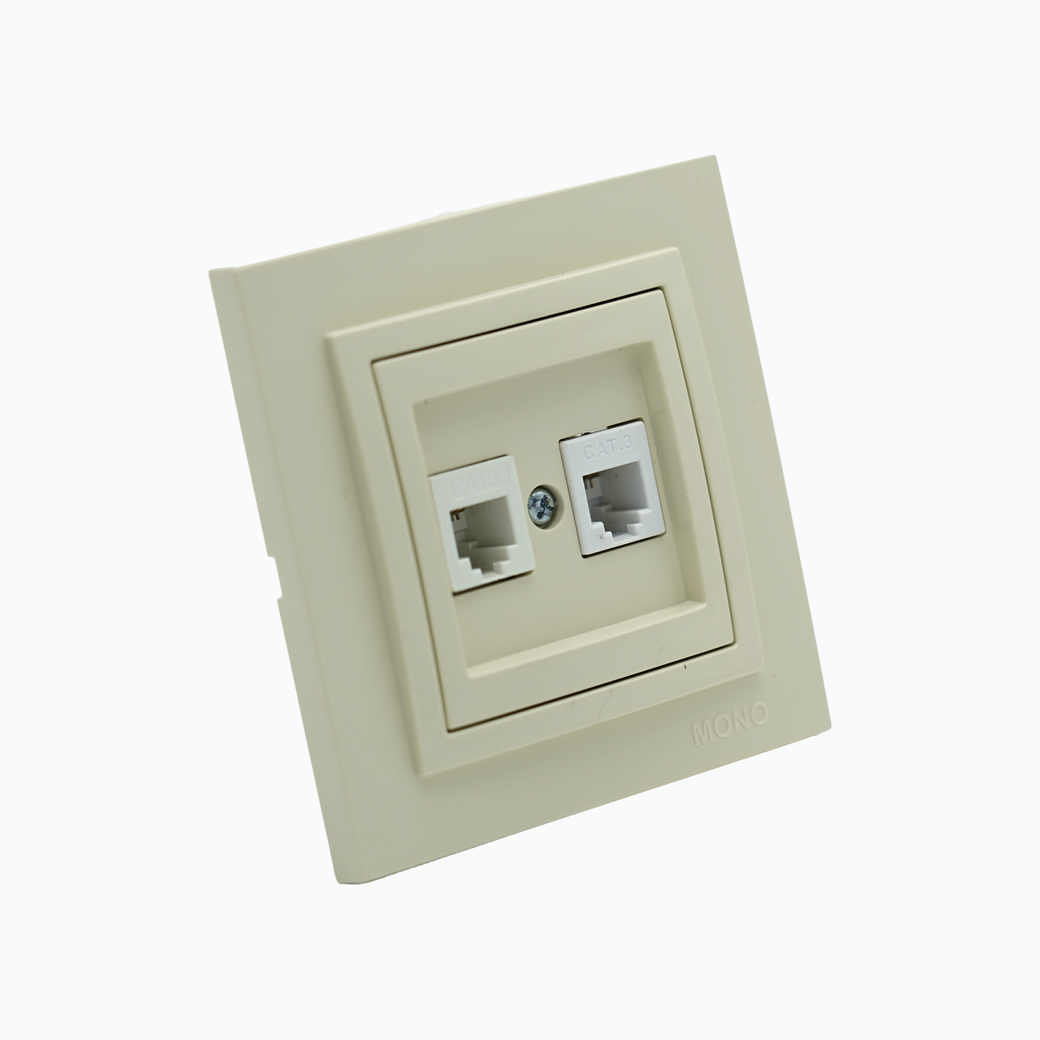 Розетка Телефонная двойная  (2xRj45 Cat 3)