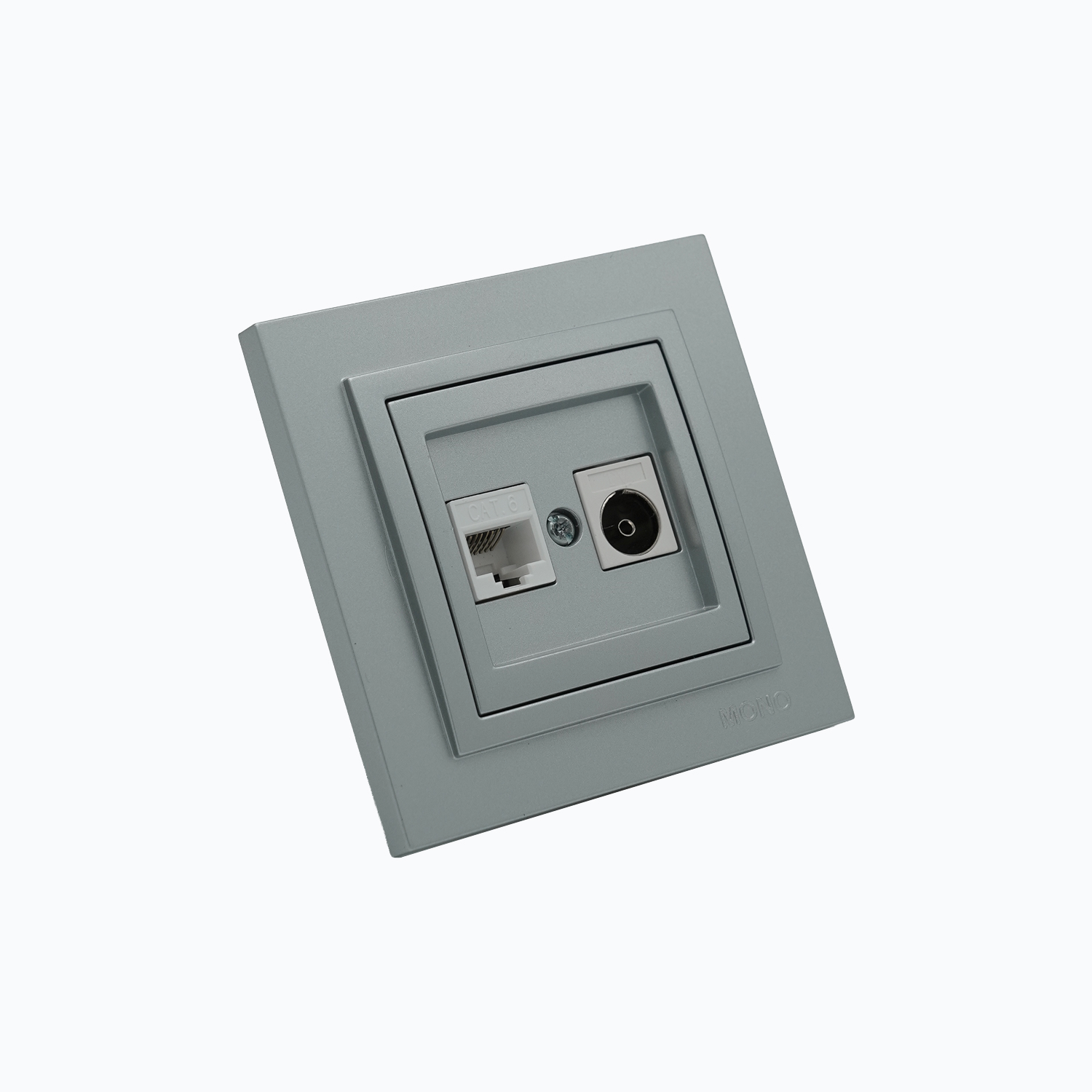 Computer Socket (Cat 6)+  TV Terminal Socket (0,5 dB) (F)