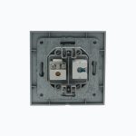 Kompyuter rozetkasi (Cat 6)+  TV terminal rozetkasi (0,5 dB) (F)
