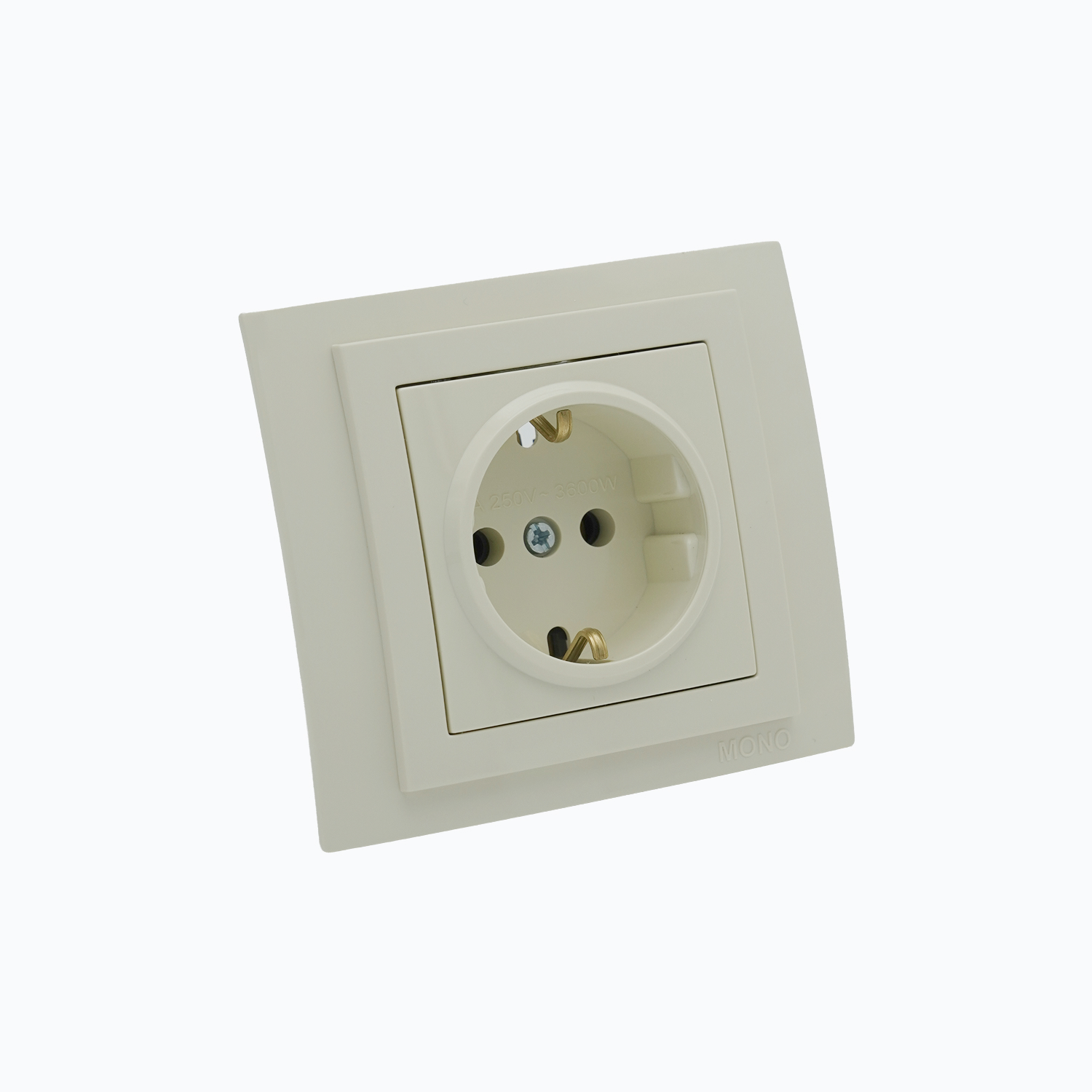 Yerga ulash kontaktli rozetka 16A, 250 V