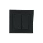 Выключатель двухклавишный с  подсветкой 10AX, 250 V