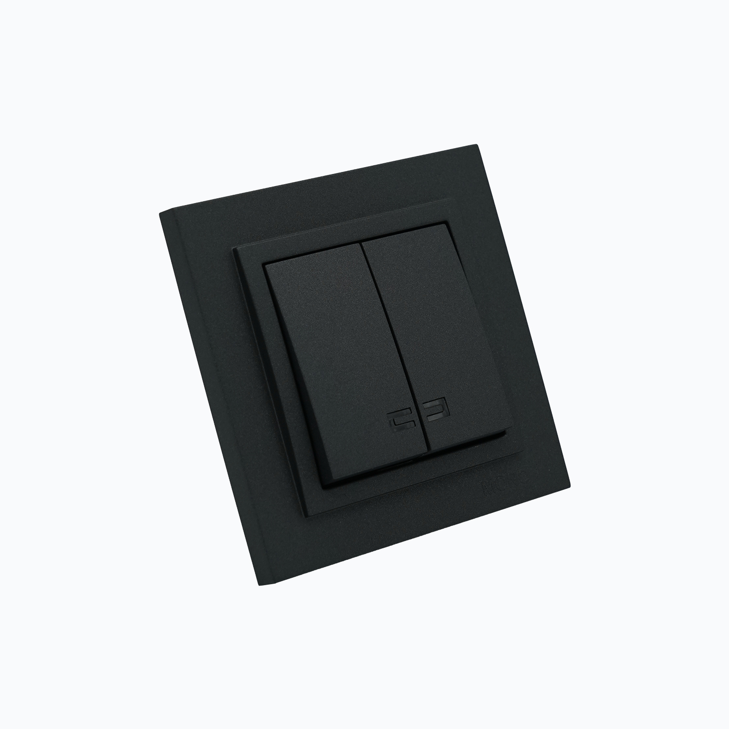 Two-gang switch with illumination 10AX, 250 V
