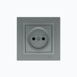 Power socket without grounding, 16A, 250V