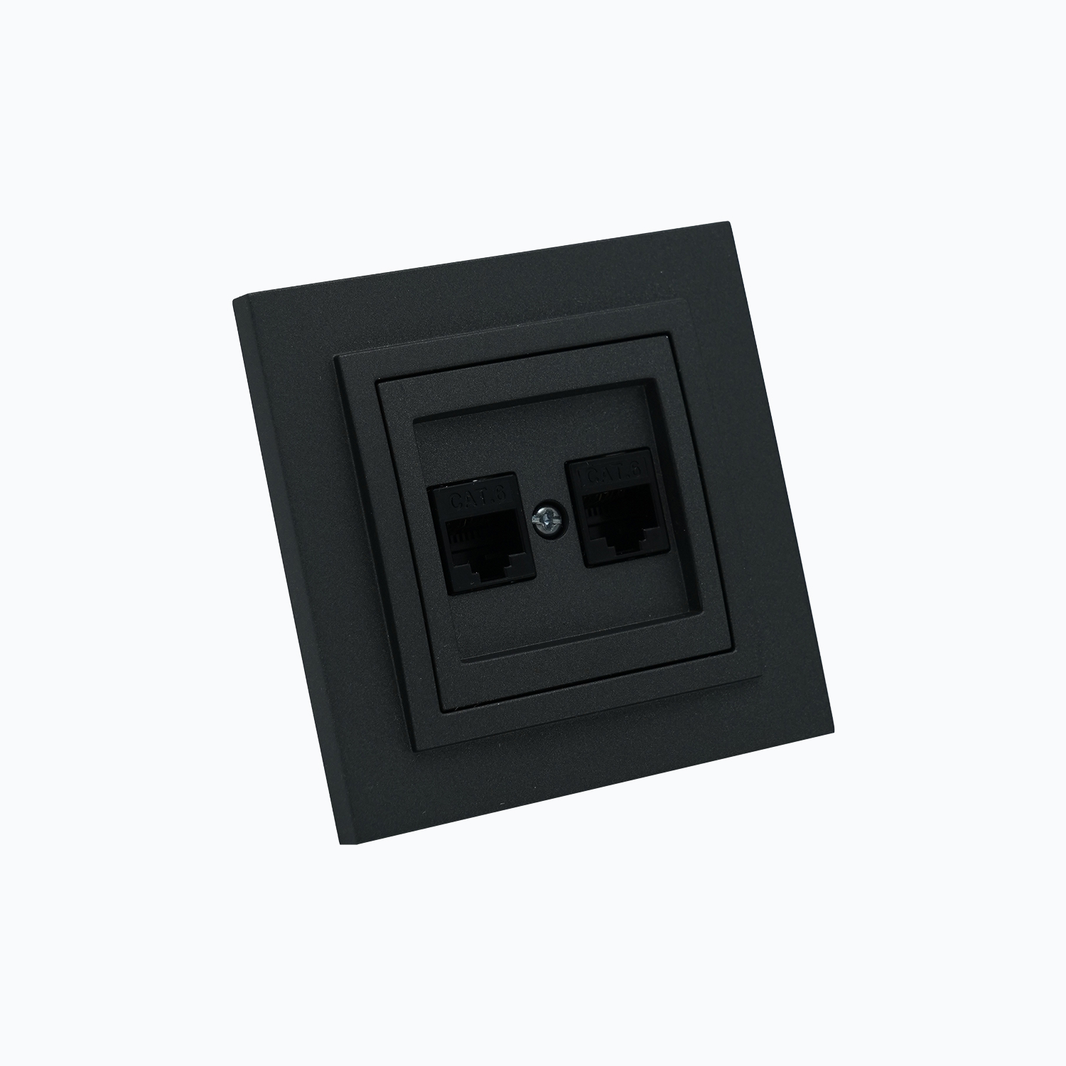 Double computer socket (2×RJ45, Cat 6)