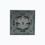 Розетка с заземлением, крышкой и  защитными шторками  16A, 250 V