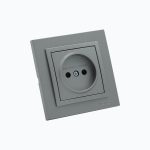 Power socket without grounding, 16A, 250V