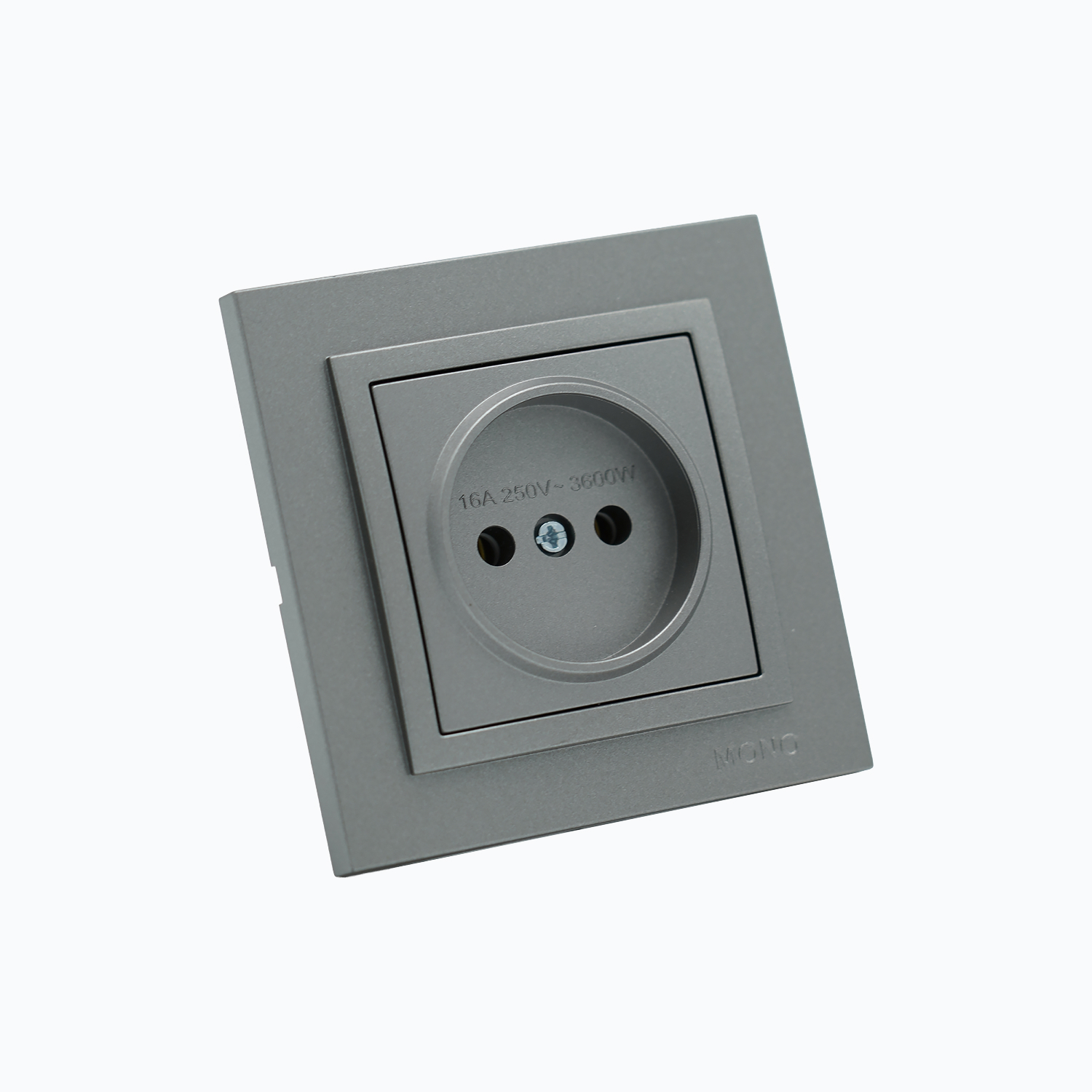 Power socket without grounding, 16A, 250V