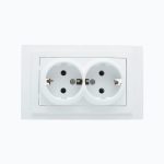 Розетка двойная с заземлением 16A, 250 V