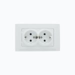 Double grounded socket 16A, 250 V