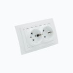 Double grounded socket 16A, 250 V