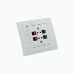 Hi-Fi socket outlet – 2 inputs