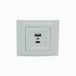 Double L-D Socket, USB + Type-C, M+K