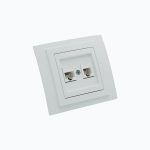 Computer + Telephone socket (Rj45 Cat 6 +Rj45 Cat 3 )