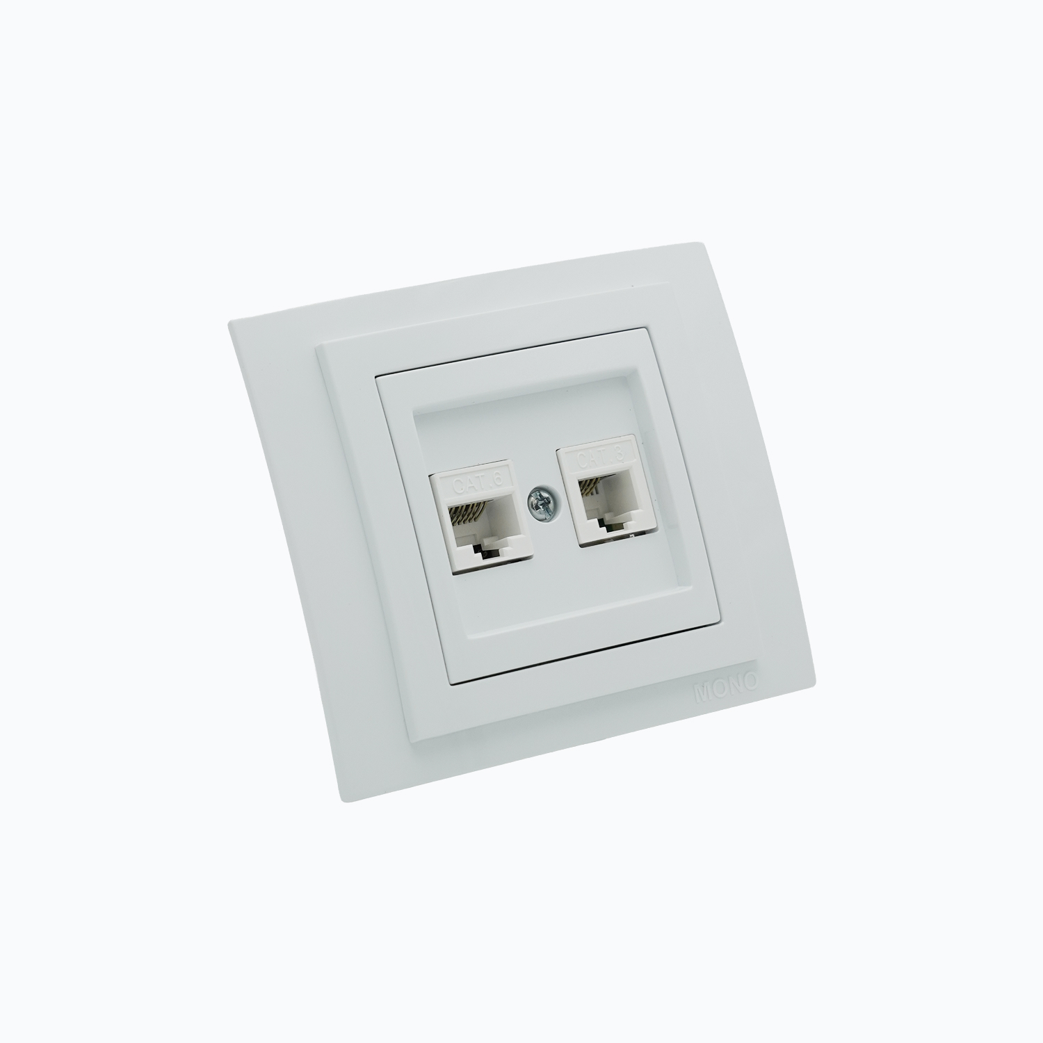 Kompyuter + telefon rozetkasi (Rj45 Cat 6 +Rj45 Cat 3 )