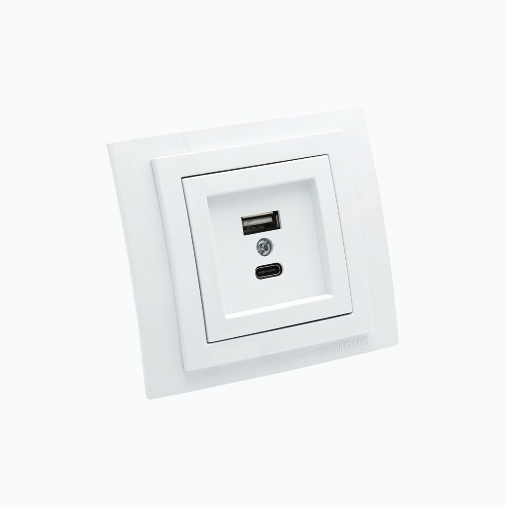L-D Роз С USB+Type Заряд  Двойная М+К