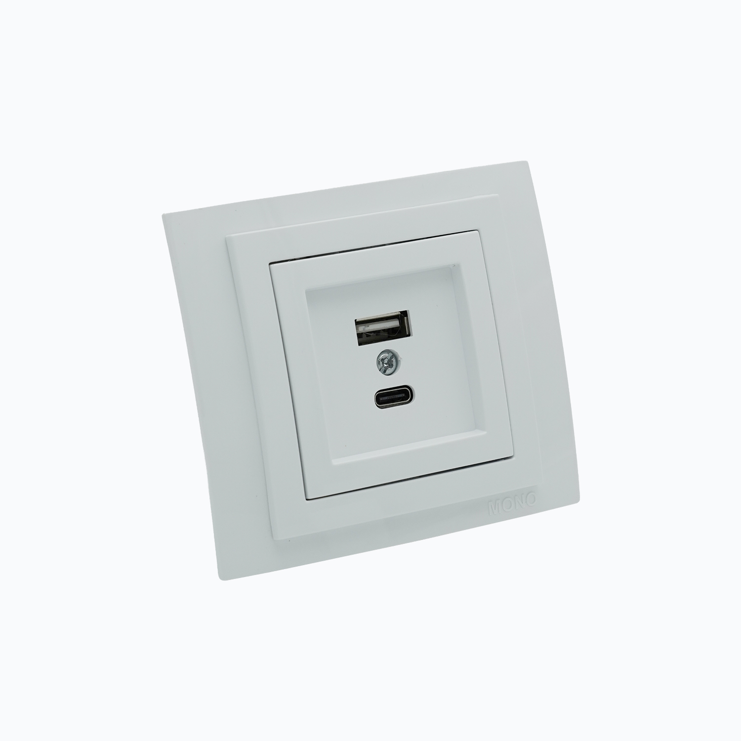 USB + Type-C quvvatlash portli L-D rozetka, ikkitali М+К