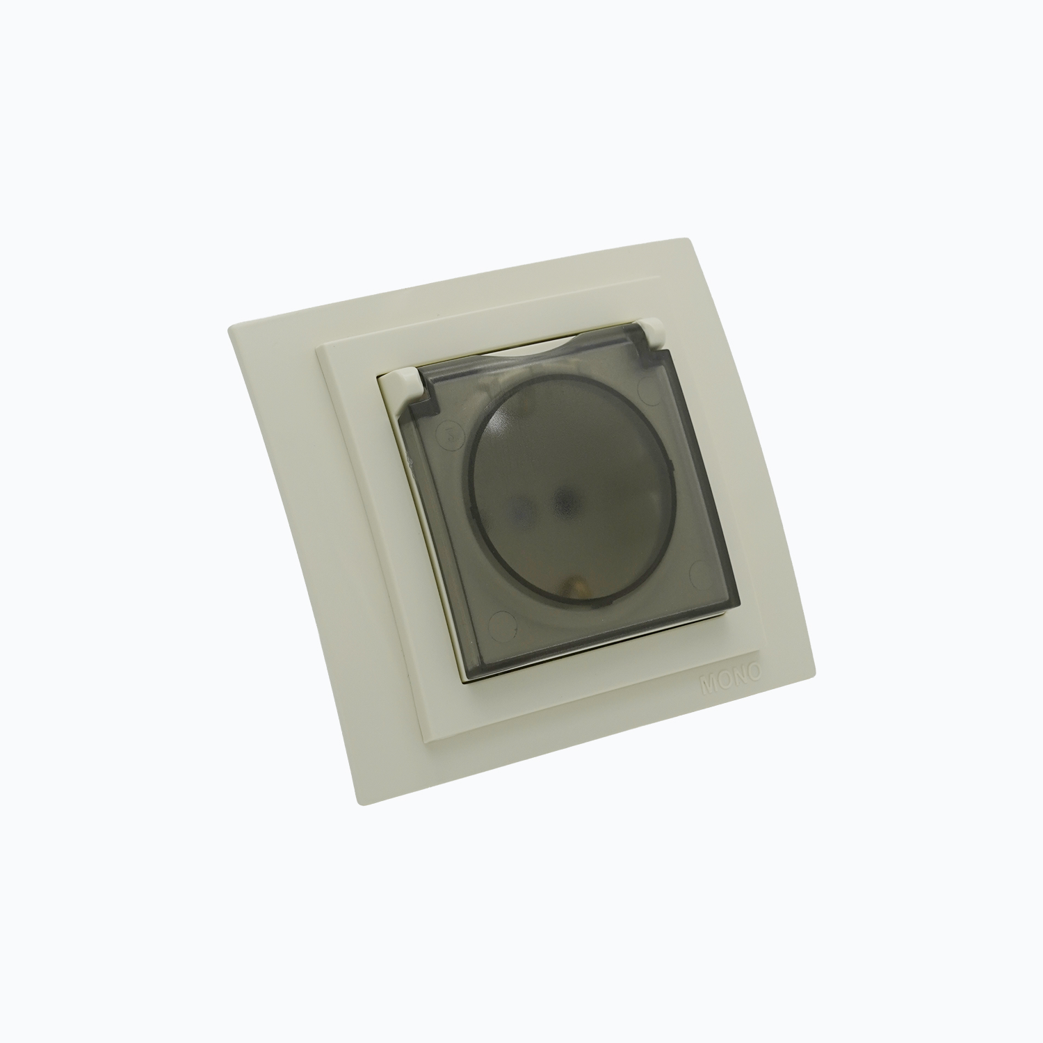 Grounded socket with cover 16A, 250 V