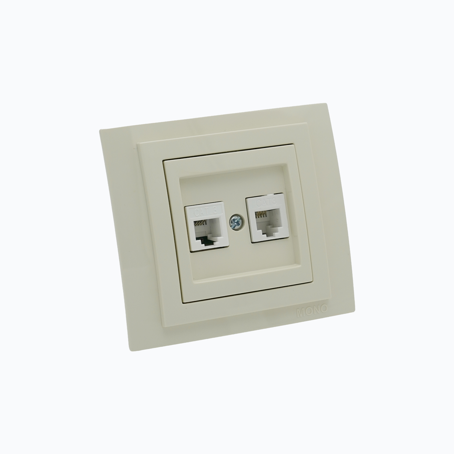 Розетка Телефонная двойная (2xRj45 Cat 3)