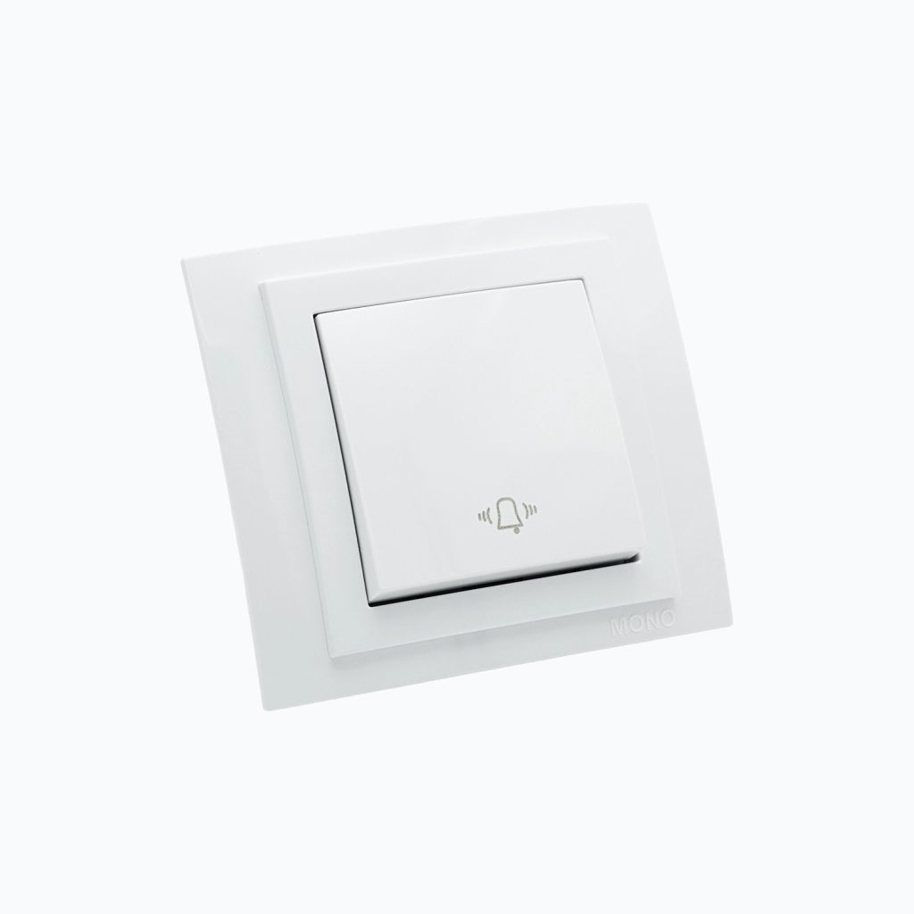 Выключатель кнопка звонка 10AX, 250 V