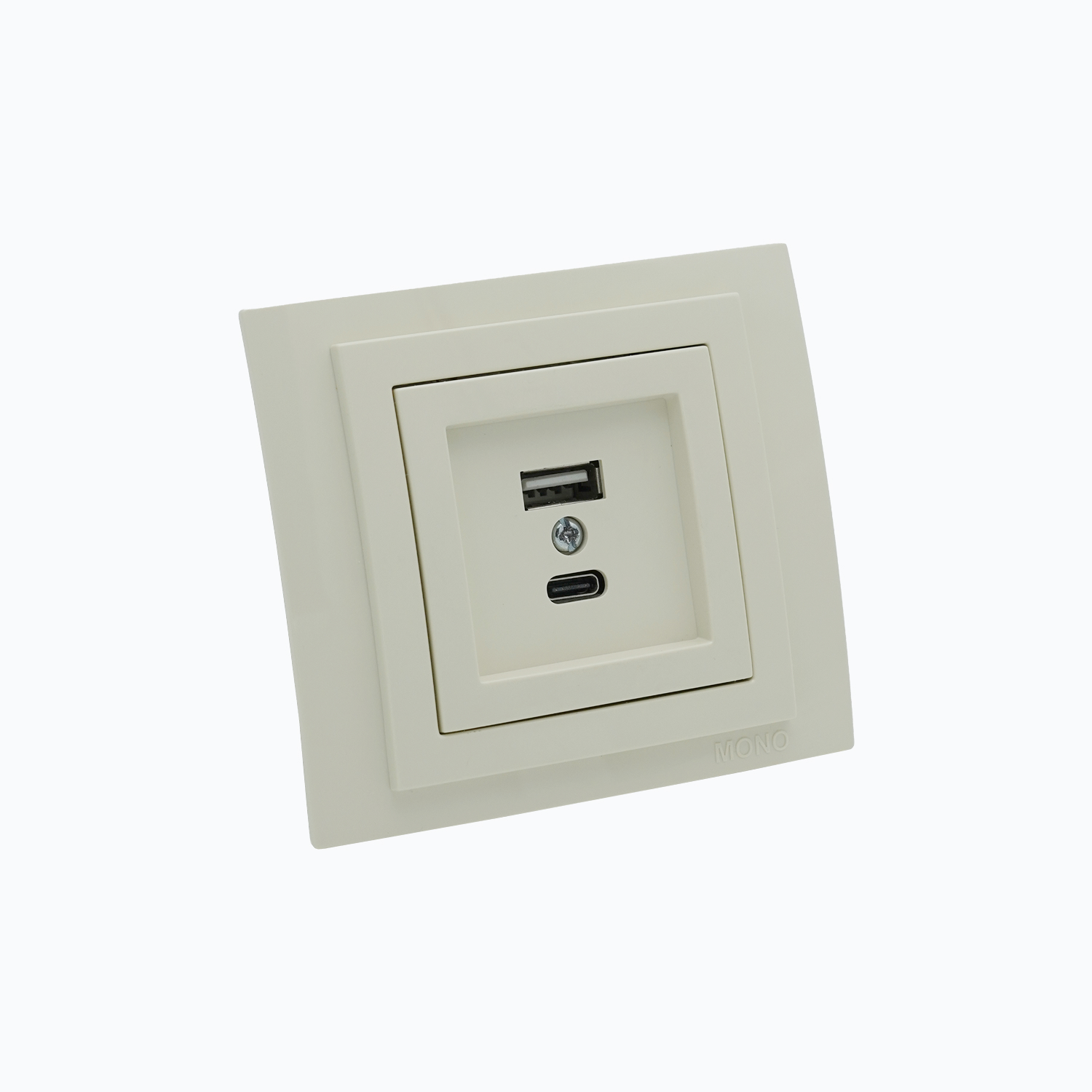 USB + Type-C quvvatlash portli L-D rozetka, ikkitali М+К