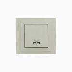 Выключатель кнопка звонка с подсветкой 10AX, 250 V