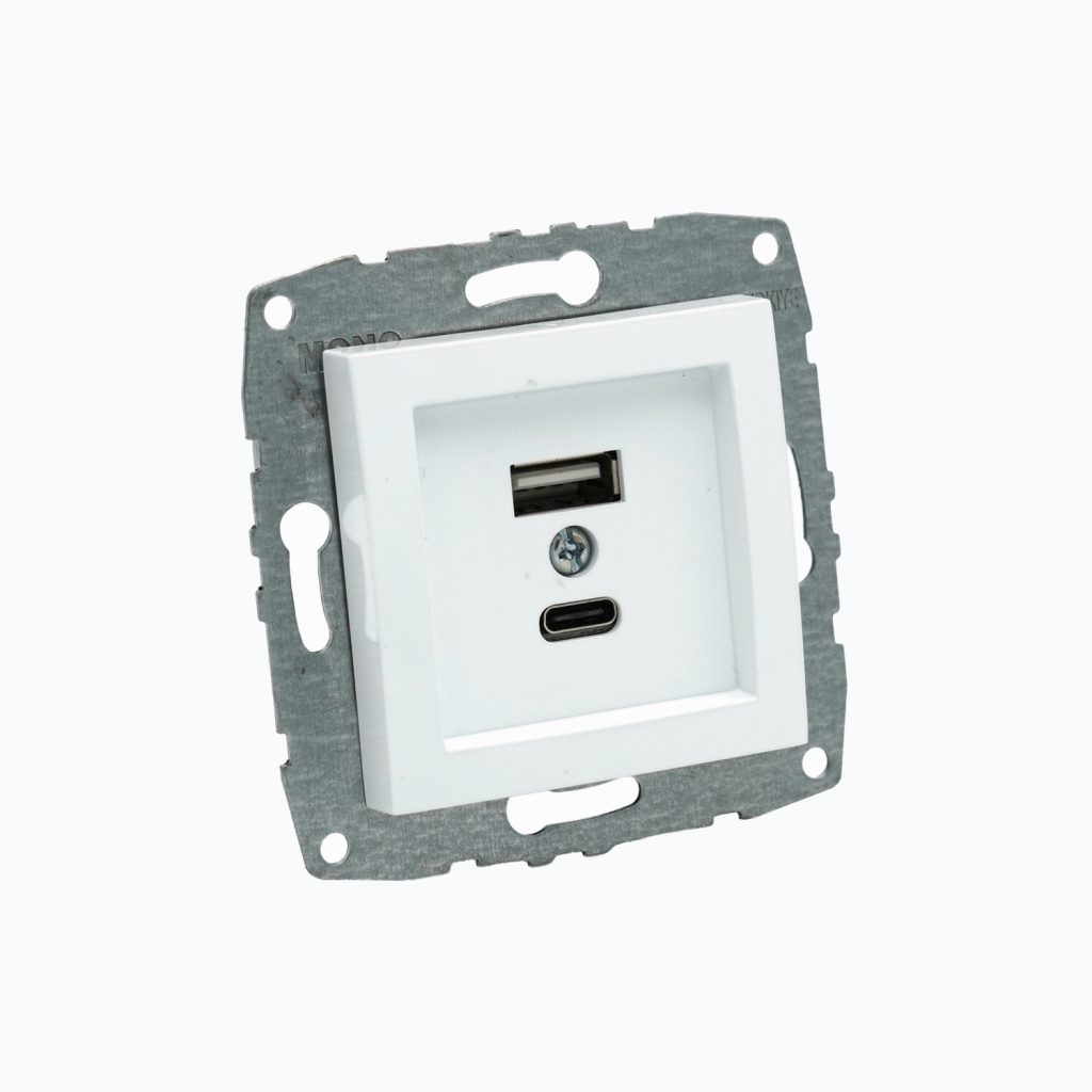 L-D Роз С USB+Type Заряд  Двойная М+К