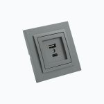 Double L-D Socket, USB + Type-C, M+K