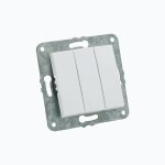 Выключатель трехклавишный 10AX, 250 V