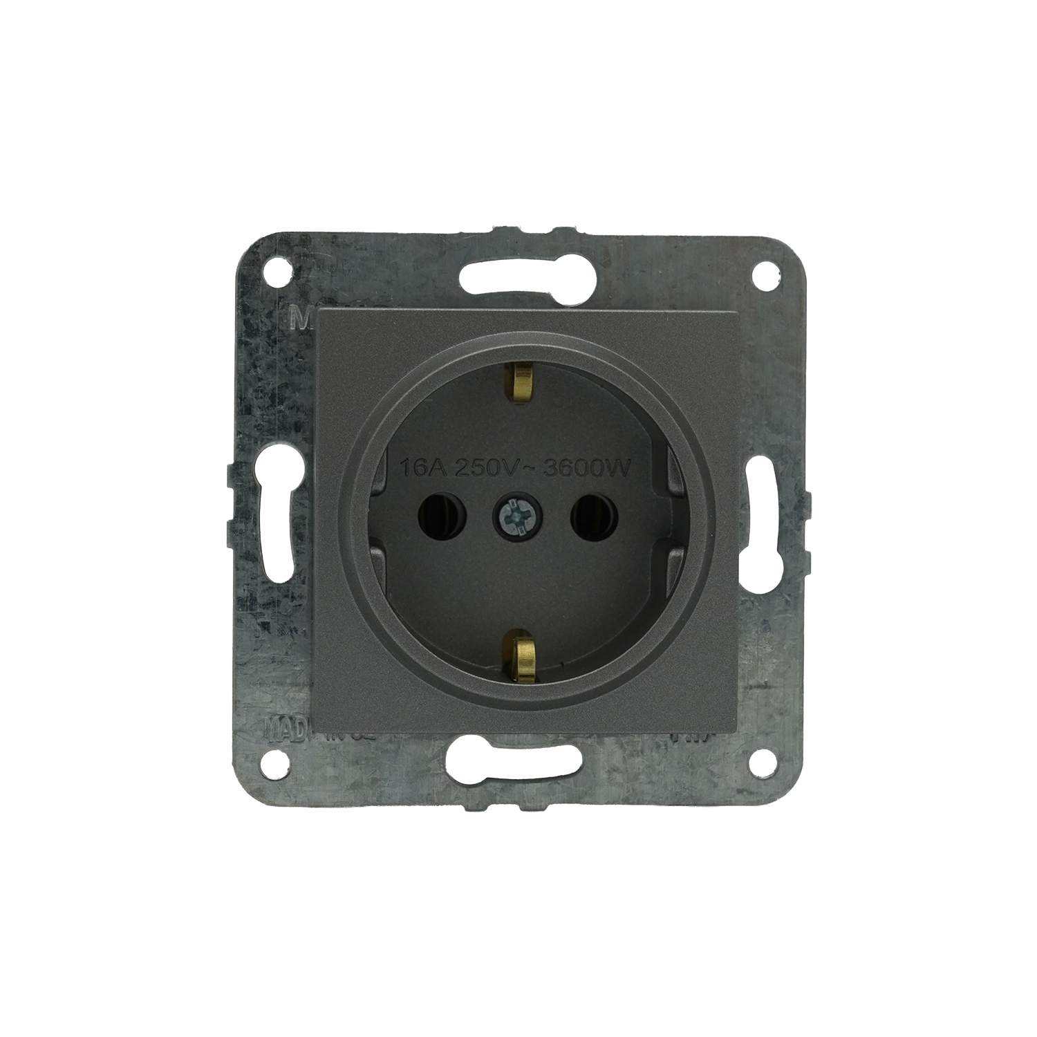 Розетка с заземлением  16A, 250 V