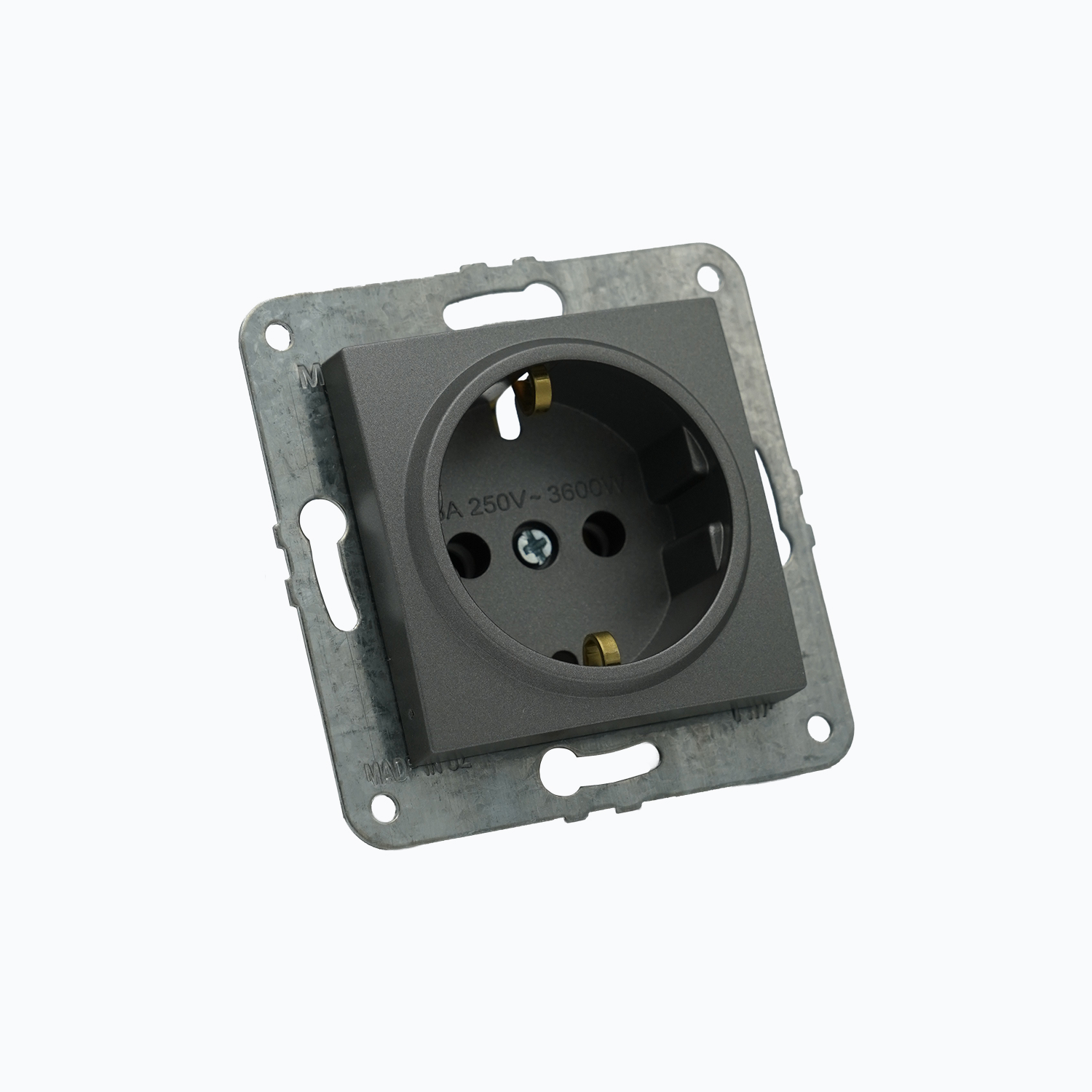 Розетка с заземлением 16A, 250 V