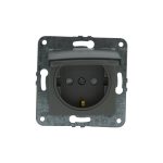 Розетка с заземлением, крышкой и  защитными шторками  16A, 250 V