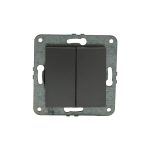 Выключатель двухклавишный  10AX, 250 V