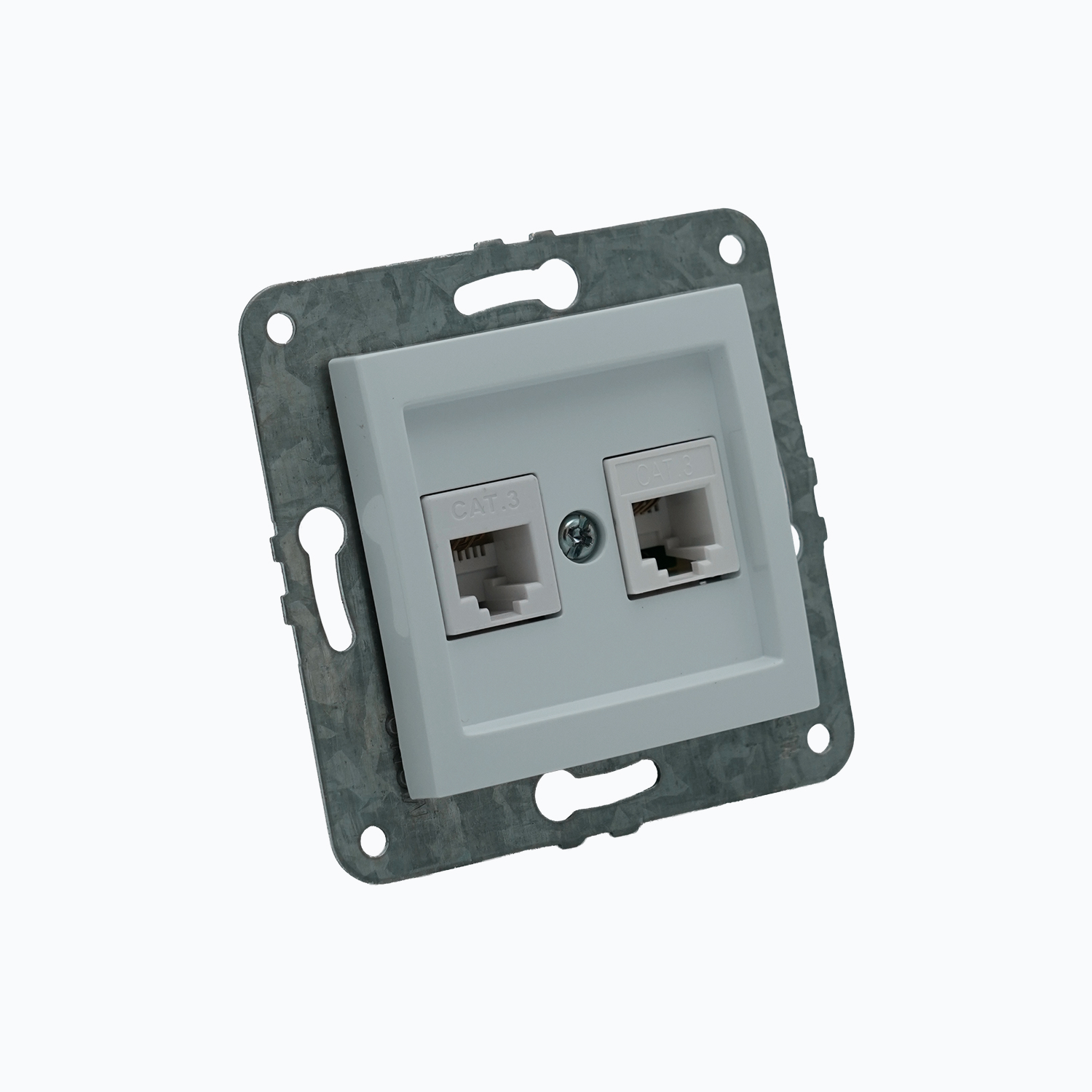 Розетка Телефонная двойная (2xRj45 Cat 3)