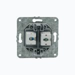 Double telephone socket (2xRj45 Cat 3)