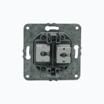 Розетка Телефонная двойная (2xRj45 Cat 3)