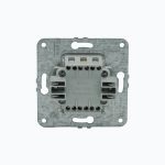 Выключатель двухклавишный проходной 10AX, 250 V