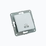 Выключатель кнопка звонка с подсветкой 10AX, 250 V