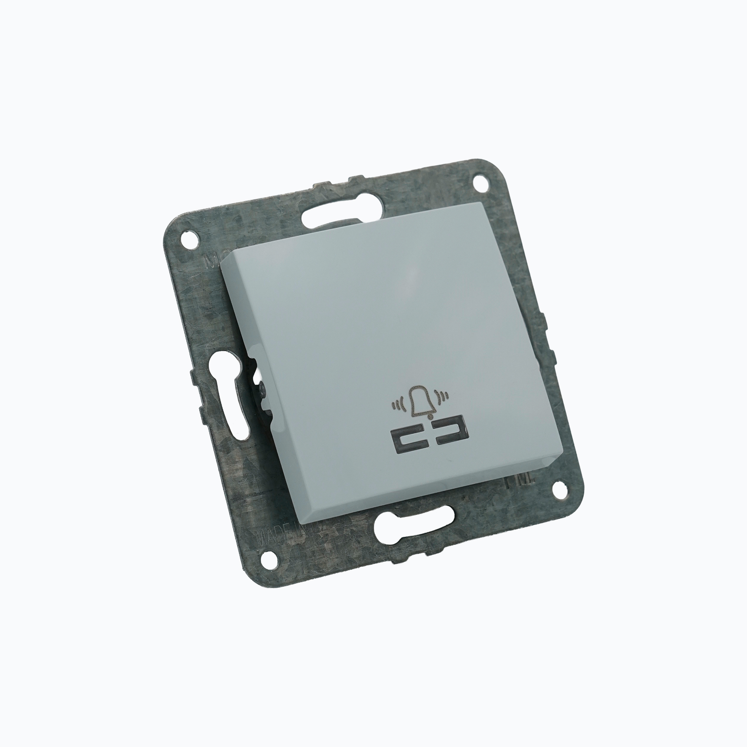 Выключатель кнопка звонка с подсветкой 10AX, 250 V
