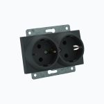 Розетка двойная с заземлением  16A, 250 V