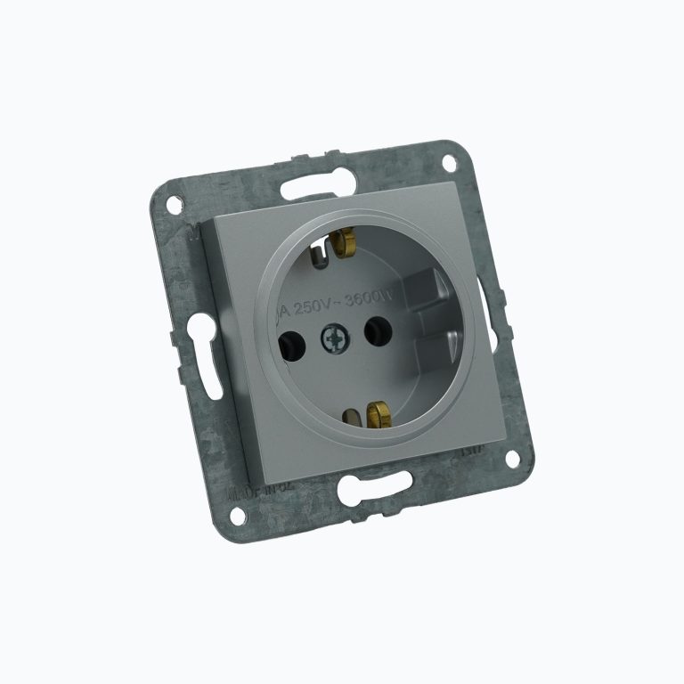 Розетка с заземлением 16A, 250 V